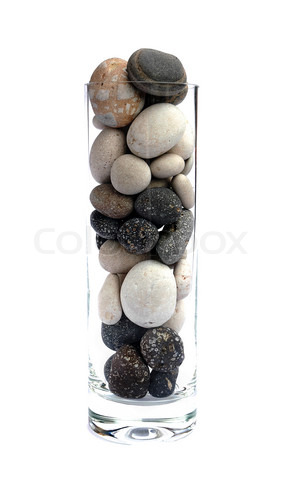 rocks in a glass